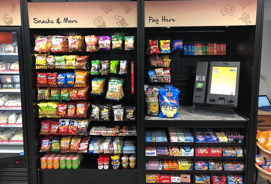 River City vending machines and snacks
